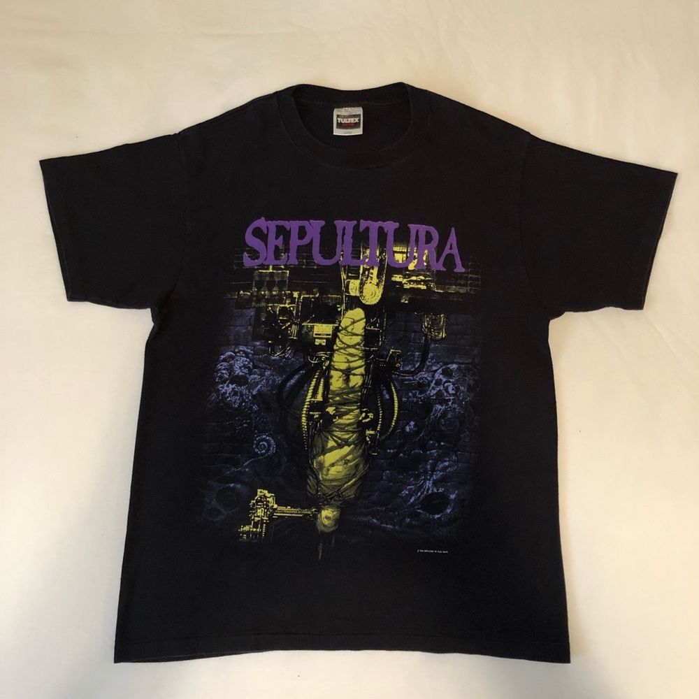 VTG 1993 Sepultura Chaos A.D. tee size Large